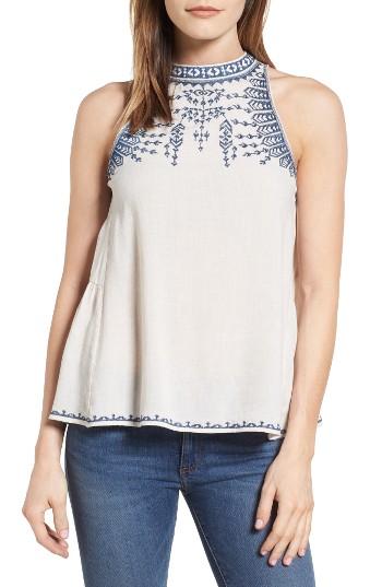 Women's Thml Embroidered Babydoll Top