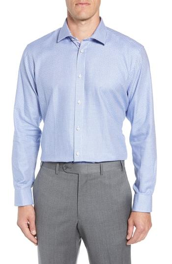 Men's Ted Baker London Franks Trim Fit Houndstooth Dress Shirt