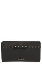Women's Kate Spade New York Elliott Street Stacy Crystal Bow Leather Wallet -