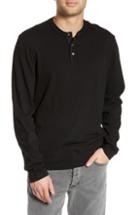 Men's James Perse Slim Fit Long Sleeve Henley (s) - White