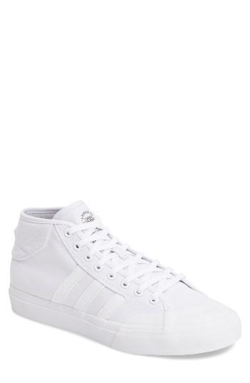 Men's Adidas Matchcourt Mid High Sneaker M - White