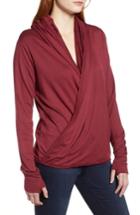 Women's Caslon Off Duty Drapey Slub Knit Top - Red