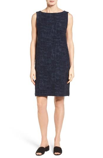 Women's Eileen Fisher Textured Tweed Sheath Dress