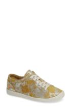 Women's Softinos By Fly London Isla Distressed Sneaker .5-8us / 38eu - Yellow