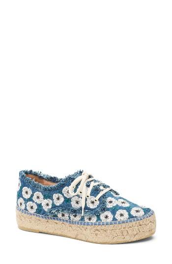 Women's Loeffler Randall Alfie Espadrille Sneaker M - Blue