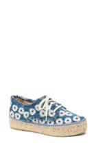 Women's Loeffler Randall Alfie Espadrille Sneaker M - Blue