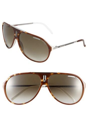 Men's Carrera Eyewear 'hots' 64mm Aviator Sunglasses - Green