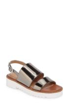 Women's Linea Paolo Reece Platform Sandal M - Grey