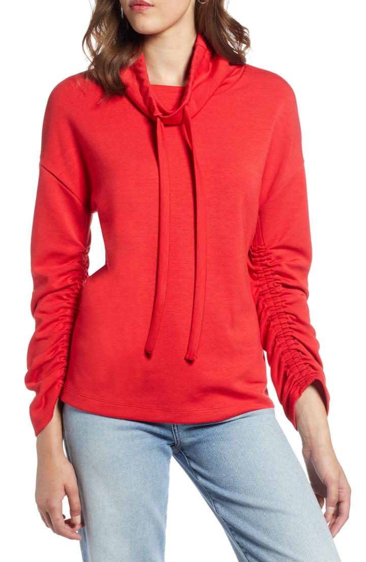 Women's J.crew Fair Isle Sweater, Size - Red