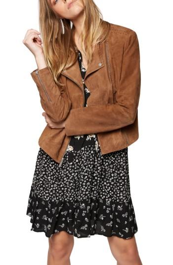 Women's Sanctuary The Way I Am Suede Moto Jacket