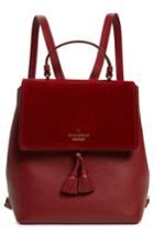 Kate Spade New York Hayes Street - Teba Leather & Suede Backpack - Red