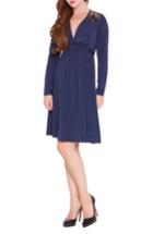 Women's Olian 'angelina' Maternity Dress - Blue