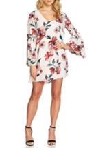 Women's 1.state Floral Print Swing Dress, Size - Pink