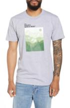 Men's Casual Industrees Pnw Mountains Graphic T-shirt - Grey