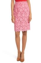Women's Diane Von Furstenberg Lace Pencil Skirt - Pink