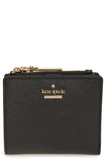 Women's Kate Spade New York Cameron Street - Adalyn Slim Leather Wallet - Black