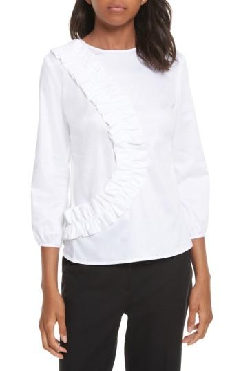 Women's Ted Baker London Frill Detail Blouse - White