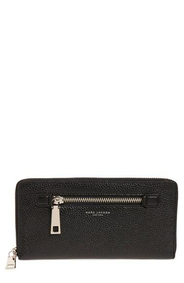 Women's Marc Jacobs 'gotham' Leather Travel Wallet -