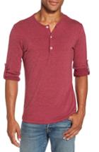 Men's Mizzen+main Mizzen Long Sleeve Henley R - Red