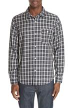 Men's A.p.c. Check Woven Shirt - Blue