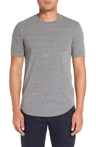 Men's Goodlife Curved Hem Crewneck T-shirt - Grey