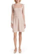 Women's Red Valentino Point D'esprit Cotton Dress - Beige