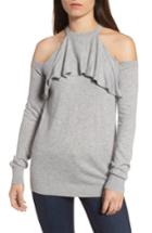 Women's Chelsea28 Cold Shoulder Sweater, Size - Grey