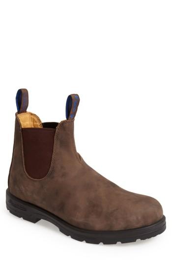 Men's Blundstone Footwear Waterproof Chelsea Boot M - Brown