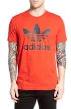 Men's Adidas Originals Trefoil Graphic T-shirt, Size - Red