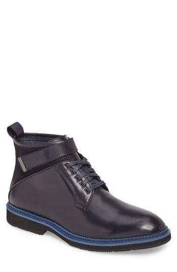 Men's Zanzara Ginko Plain Toe Boot .5 M - Blue