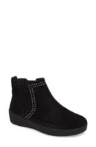 Women's Fitflop(tm) Superchelsea Studded Boot M - Black
