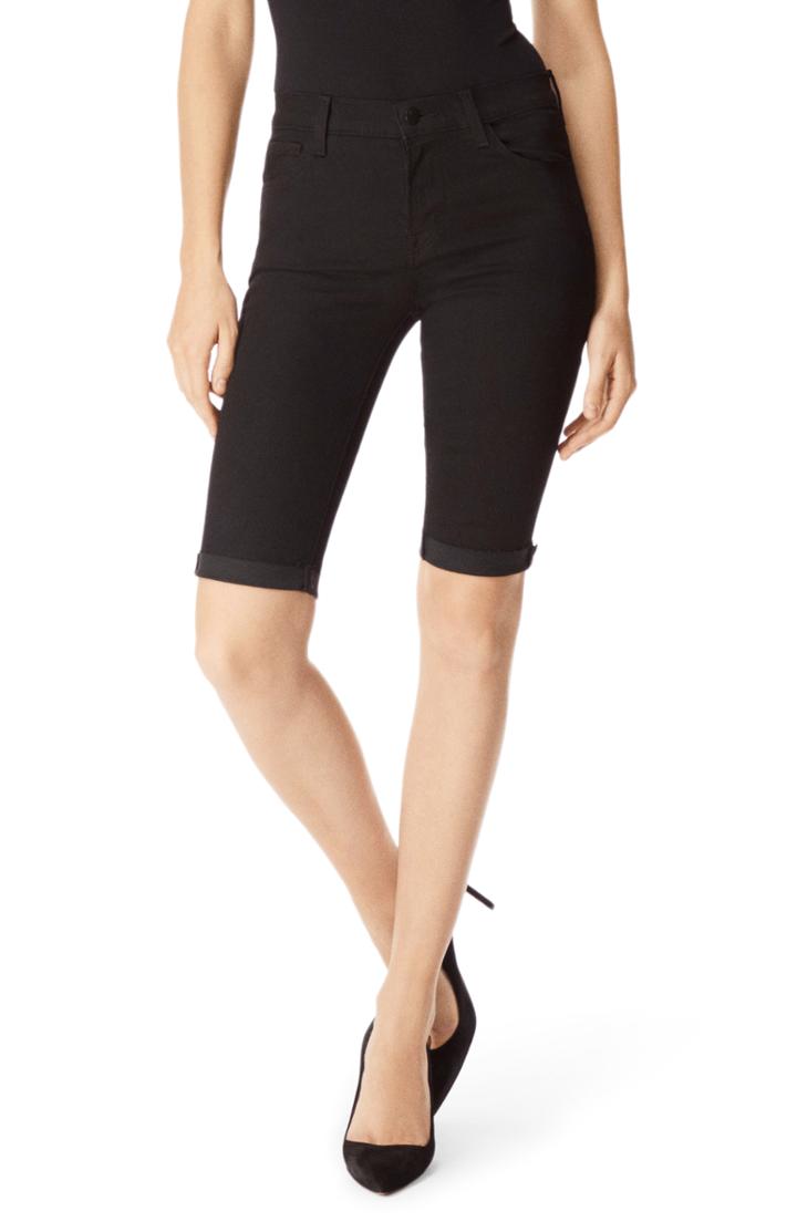 Women's J Brand 811 Skinny Bermuda Shorts - Black
