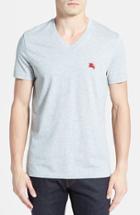 Men's Burberry Lindon Cotton T-shirt - Grey
