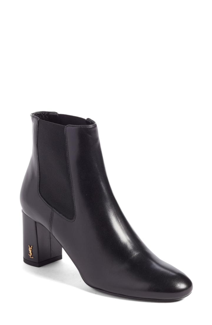 Women's Saint Laurent Loulou Chelsea Bootie