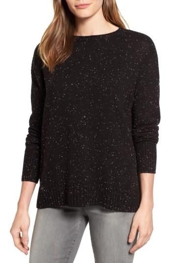 Women's Caslon Back Zip Pullover - Black