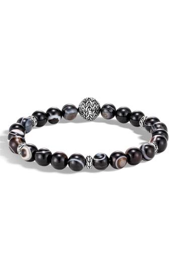 Men's John Hardy Men's Classic Chain Banded Agate Bracelet