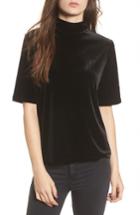 Women's Rag & Bone/jean Thea Velvet Top - Black