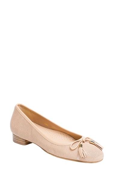 Women's Ukies Lara Ballet Flat M - Beige