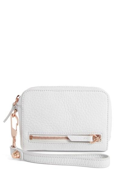 Women's Alexander Wang 'large Fumo' Pebbled Leather Wristlet -