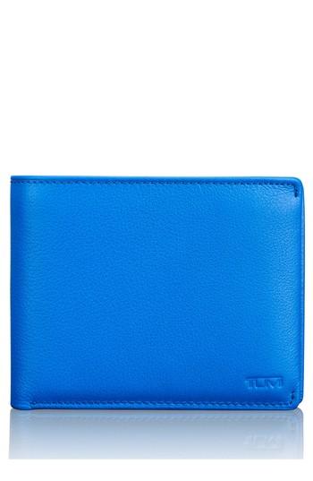 Men's Tumi Global Passcase Wallet - Blue