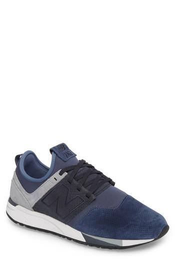 Men's New Balance 247 Luxe Sneaker D - Blue
