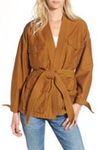 Women's Madewell Kimono Jacket, Size - Brown