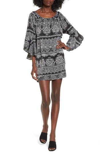 Women's Trixxi Bell Sleeve Shift Dress
