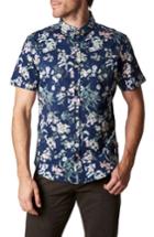 Men's 7 Diamonds Soulbird Rise Trim Fit Stretch Sport Shirt - Blue