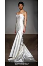 Women's Anna Maier Couture Stefanie Strapless Silk Duchess Satin Mermaid Gown, Size In Store Only - Ivory