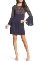 Women's Thml Print Bodice Shift Dress - Blue