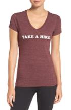 Women's The North Face Take A Hike Tee - Burgundy