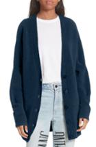 Women's Dvf Merino Wool Blend Polo Sweater