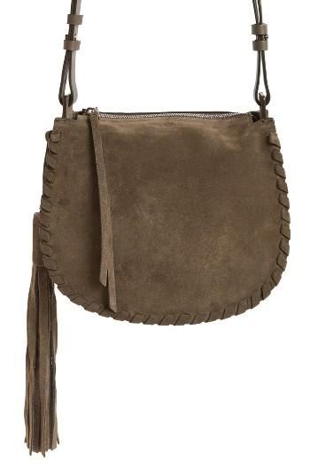 Allsaints Mori Suede Crossbody Bag -