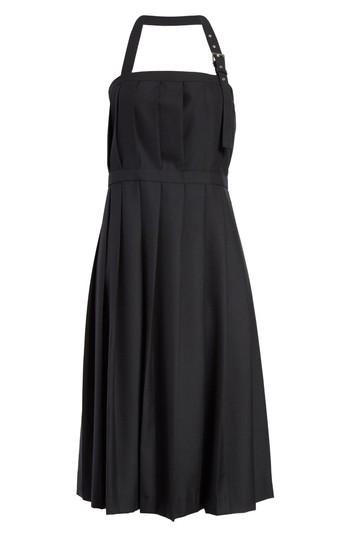 Women's Noir Kei Ninomiya Pleated Open Back Wool Dress